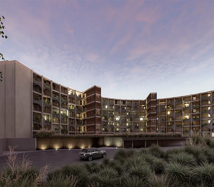 Vista panorámica frente Grand Cactus